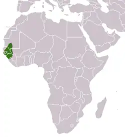 Map of range