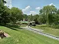 Gypsy Express emerging from the covered bridge