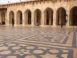 Courtyard arcade