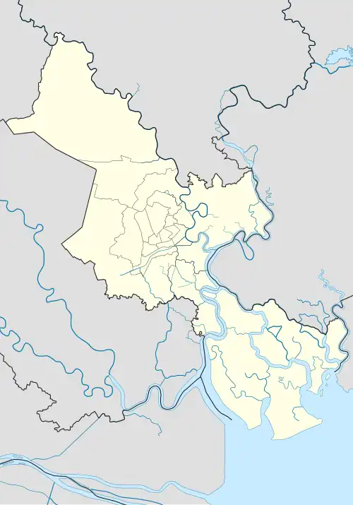 Củ Chi tunnels is located in Ho Chi Minh City
