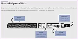 A 2019 US Surgeon General's report entitled How an E-cigarette works
