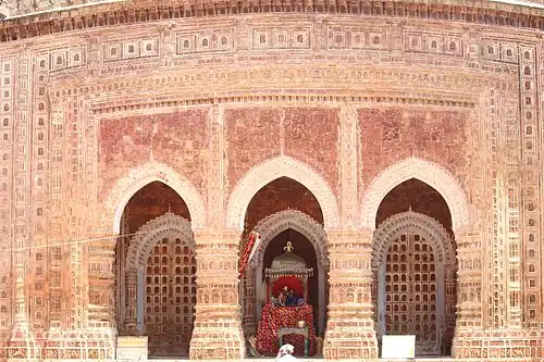 Front of the temple