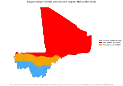 Image 13Mali map of Köppen climate classification (from Mali)