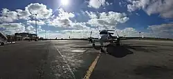 Medavia Beechcraft 1900D, reg. 9H-AFI, Malta International Airport.