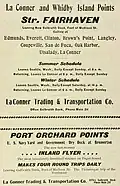 Advertisement for Fairhaven, 1901.
