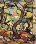 Landscape at Cassis (Samuel Peploe, 1910)