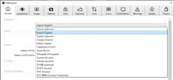 Capture One 23 language preferences