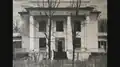 Old photo of the LeRay Mansion with original balustrades