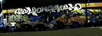 Graffiti at Leoncavallo