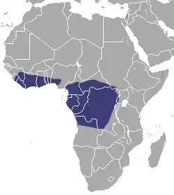 Map of range