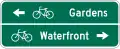D1-2b Bicycle Destination (2-line)