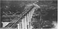 Nearing completion of the B&O bridge across the Potomac