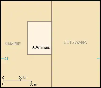 Map of the Bantustan