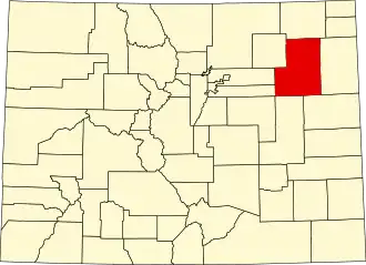 State map highlighting Washington County