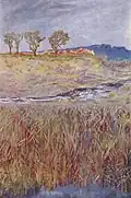 Landscape on the Unstrut (1912), oil on canvas, 192 x 126 cm (75.5 x 49.6 in), Lindenau-Museum, Altenburg, Germany