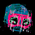 Max Pain (2022), released as an open edition [9] on NiftyGateway in 2022. 7394 associated NFTs sold in the 10 minute mint window for a total sale price of nearly $23 million USD.[10]