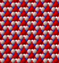 View of dioctahedral sheet structure of mica. The binding sites for apical oxygen are shown as white spheres.