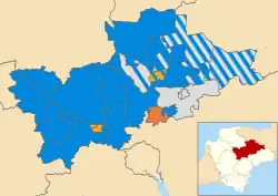 2011 results map