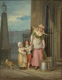 Milk Below Maids by Francis Wheatley