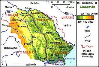 Image 30Moldavia and the modern boundaries (from History of Moldova)