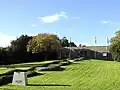 Entrance to Mont-de-Huisnes German war cemetery
