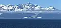 Mount La Perouse with Finger Glacier, from southwest