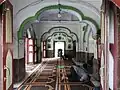 Worshippers praying at the mosque in 2024