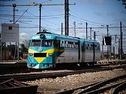 Two-car train