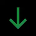 Traffic may use the Below Lane (Variable sign used when Dynamic Lanes are in use, and in some motorway tunnels.)