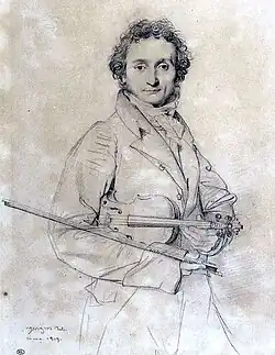The violinist Niccolo Paganini (1819)