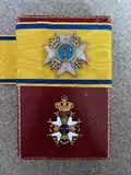 Commander Grand Cross of the order in a case by C.F. Carlman.