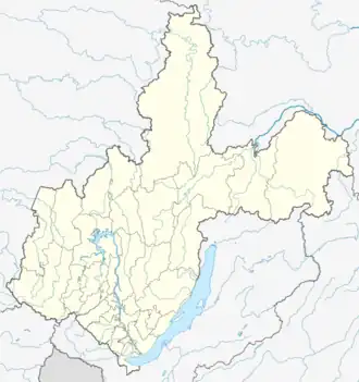 Lena Cheeks is located in Irkutsk Oblast