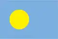 A variant of the main flag as shown in The World Factbook by the CIA[2]