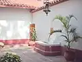 Second courtyard with the water fountain.