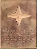 Dedication plaque
