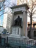 Peter Cooper Monument in front of the Cooper Union, Cooper Square, New York City (1897)