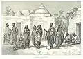 People and costume of Kong, 1892.