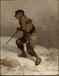 The Poacher (1847), oil on canvas, 9 1/2 x 7 5/16 in. (24.1 x 18.6&nbsp;cm), Clark Art Institute