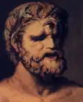 Johann Heinrich Wilhelm Tischbein's 1802 head and shoulders portrait of the giant
