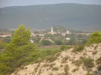 A general view of Pompignan
