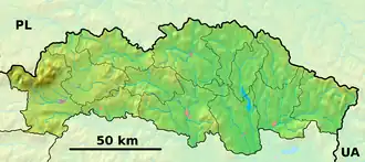 Dravce is located in Prešov Region
