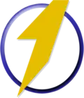 RTBF1 logo from 12 September 1990 to 25 August 1992