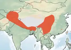 Map of range