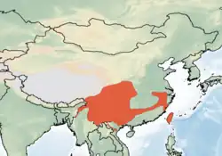 Map of range