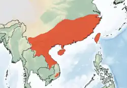 Map of range