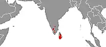 Map of range