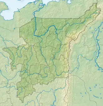 Tsilma is located in Komi Republic