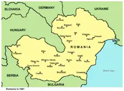 Image 58Romania administered Transnistria, the area between the Dniester and Southern Bug, in July 1941 (from History of Romania)