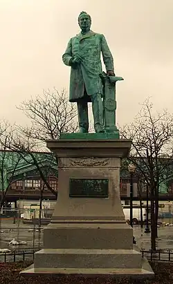 Sam Sloan (1889), Lackawanna Ferry Terminal, Hoboken, New Jersey