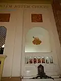 Santo Entierro image enshrined inside the church